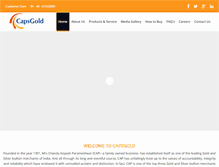 Tablet Screenshot of capsgold.com